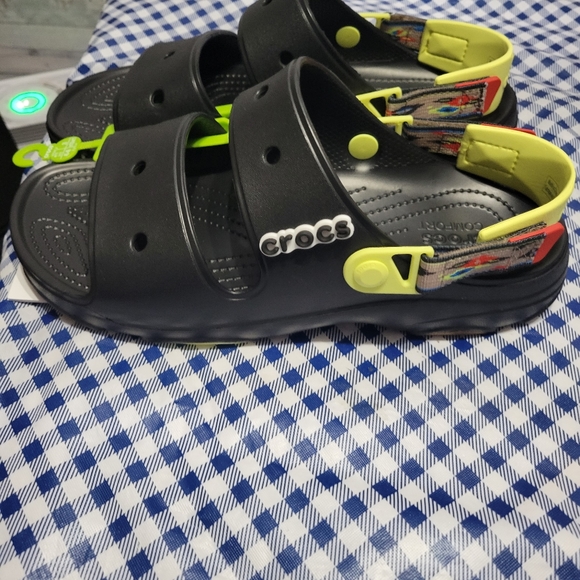 Crocs Classic All Terrain Ikat Sandals 208050-0C4 Men's Size 11 or 12 Black Clog - Picture 3 of 6